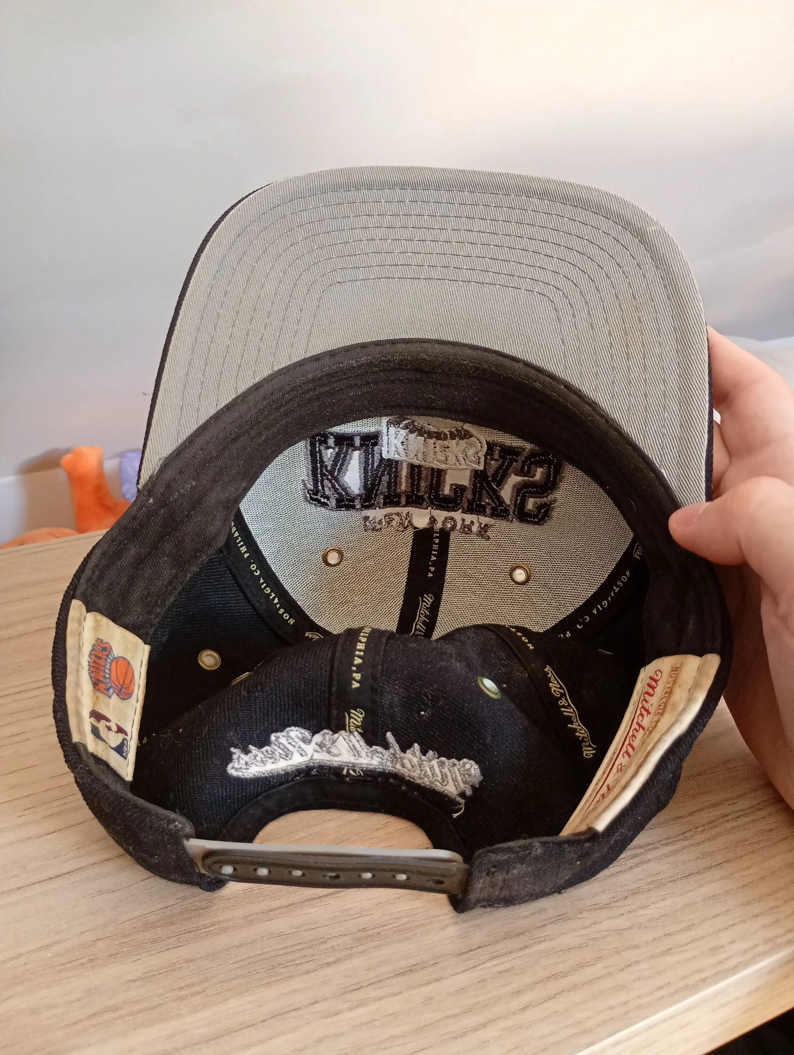 Vintage authentic Knicks adjustable black NBA cap – photo 4
